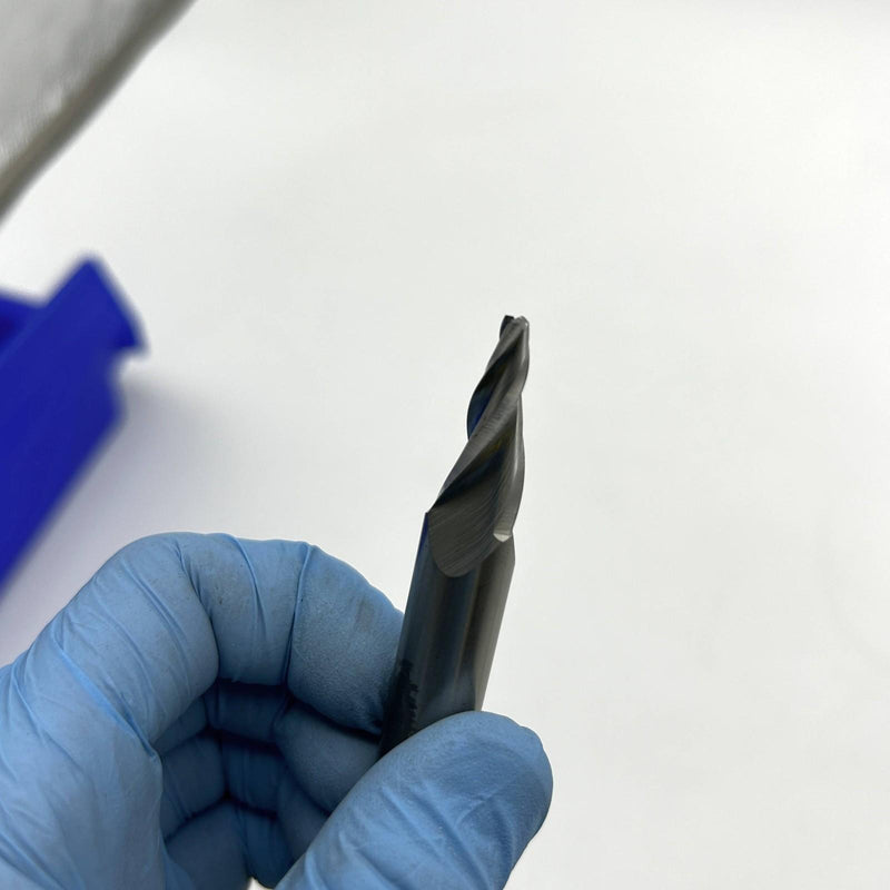 Kyocera 32341 End Mill Custom SER 23S 1/8 x 1/2 x 4 10.0 Deg 3 FL Square Carbide 7