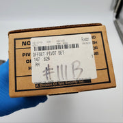 Rixson 147 3/4" Offset Pivot Set Satin Chrome & Bronze RH Fits Floor Closers 10