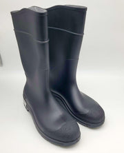 Honeywell 16" Knee Boots Size 13 Plain Toe Black PVC Seamless 18822 1