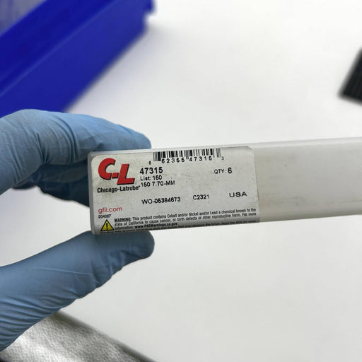 Chicago-Latrobe 47315 Jobber Length Drill Bit 150 7.70mm Black Oxide HSS 6pk 2