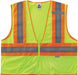 Ergodyne Reflective Safety Vest Hi Visibility 2XL to 3XL Lime Two Tone 8230Z 2