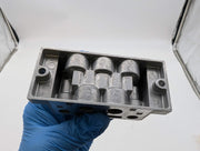 Festo VDMA 24345-A-1 Pneumatic Block G 1/4" Pneumatic G 1/8" Pilot Air Port 5
