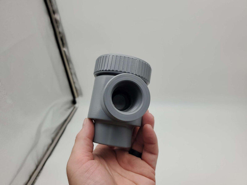 Hayward TW20100T 1" True Union 3-Way Ball Valve CPVC 5