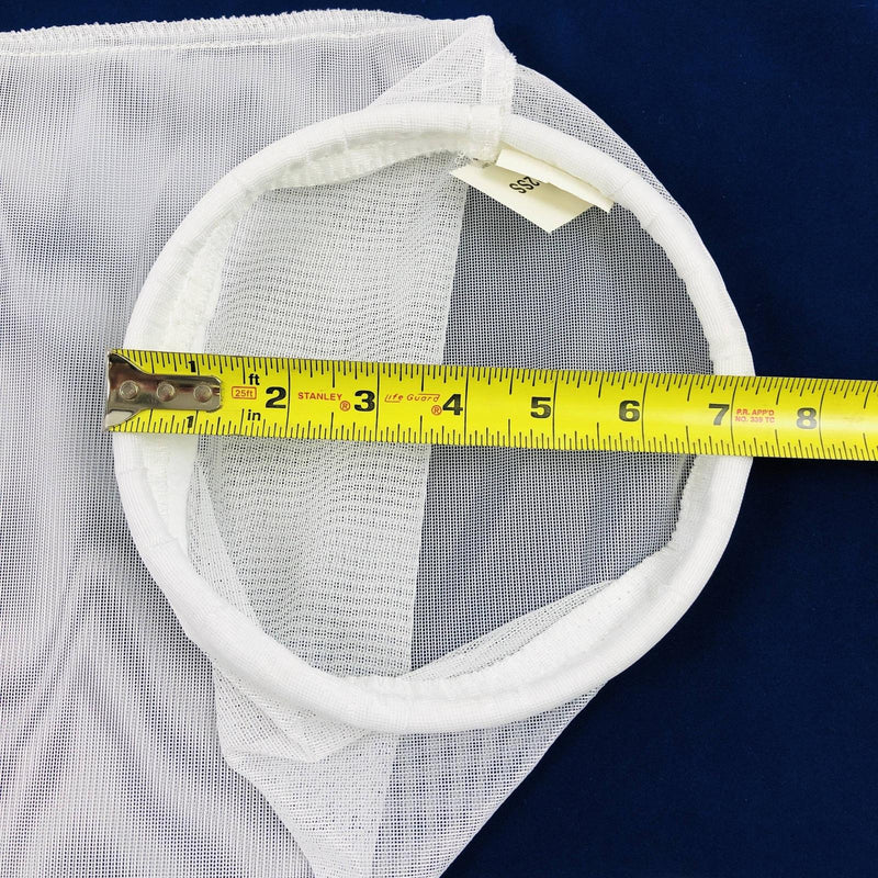 Midwest PEM-600-P2S-SS Filter Sock Bag Mesh 7"x32" 600 Micron Steel Ring 5pk 5
