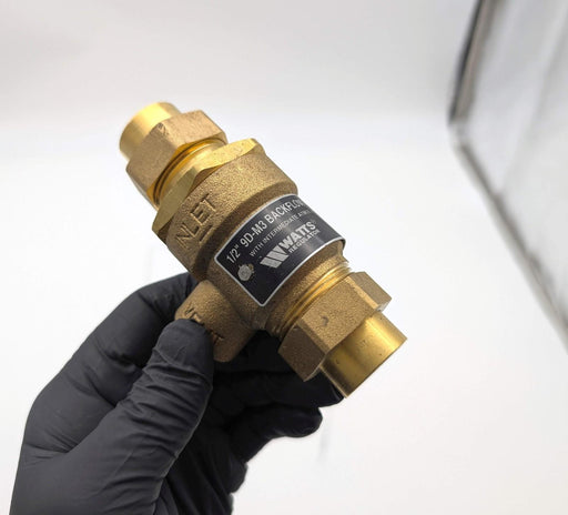 Watts 9D-M3 1/2" Backflow Preventer w/ Atmospheric Vent 175 PSI Max Brass Body 1