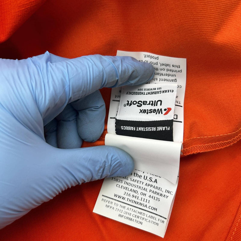 National Safety Apparel Flame Resistant Shirt Medium 9oz Orange SHROU007MDRG 4
