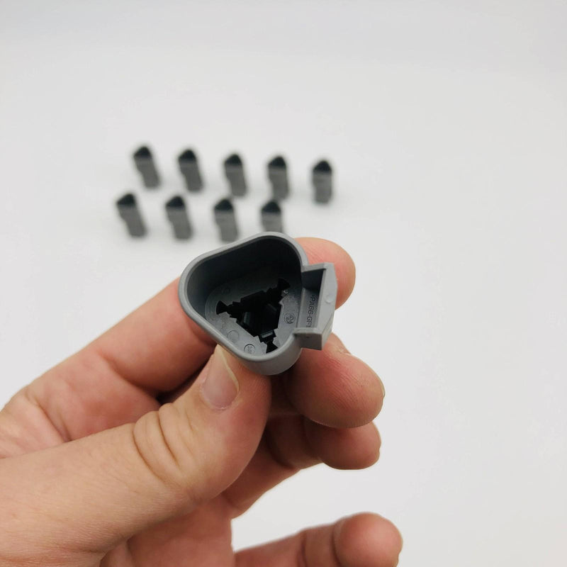 TE Connectivity DT04-3P Receptacle 3 Pin Grey Wire to Wire 3 Way Pack of 10 4