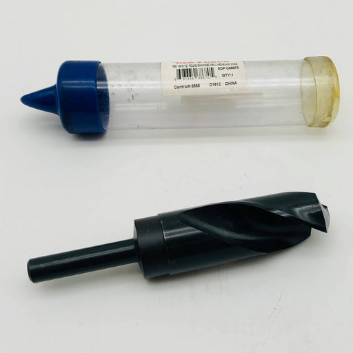 Cle-Force C68670 Drill 1-5/16 1680 1/2in Round Shank S&D HSS Black Oxide 1