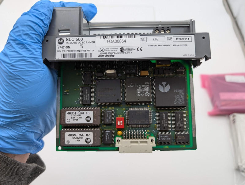Allen Bradley 1747-SN Remote I/O Scanner Module 1 RIO Port 5 VDC 600 MA 3