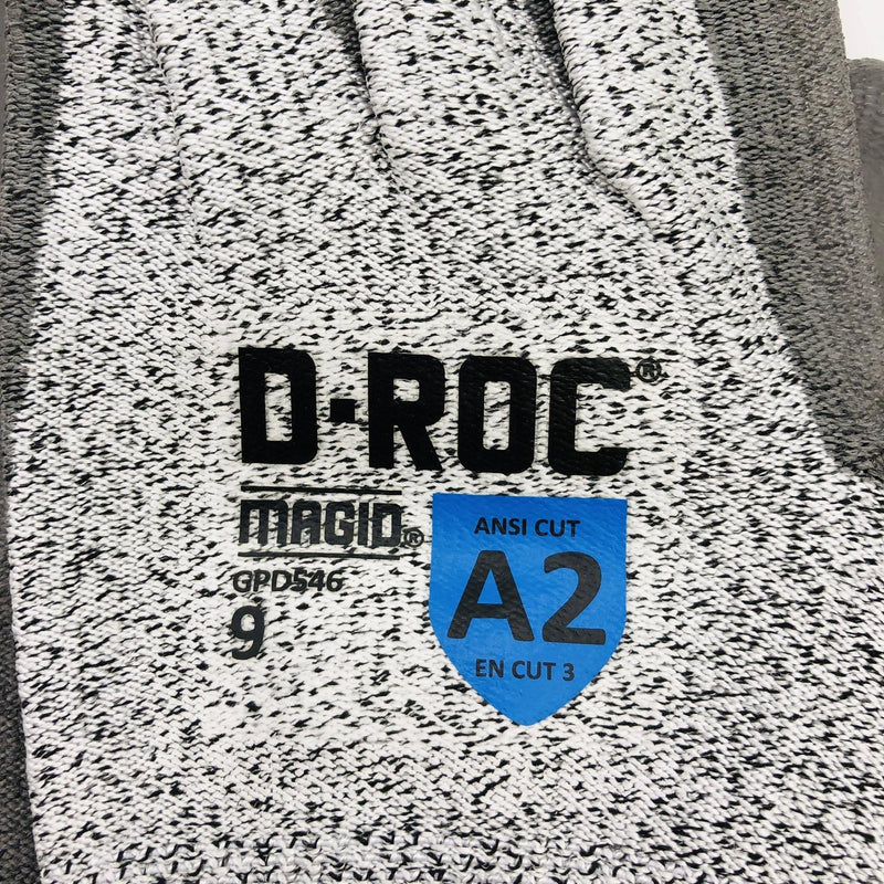 Magid D-Roc GPD546 Work Gloves Size 9 Large HPPE Blend PU Palm Coated 6 Pairs 2