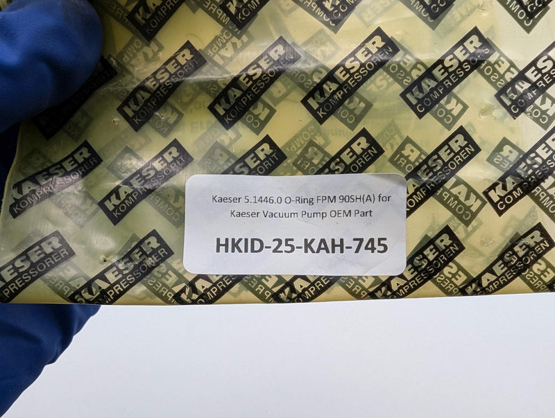 Kaeser 5.1446.0 O-Ring FPM 90SH A for Kaeser Vacuum Pump OEM Part 5