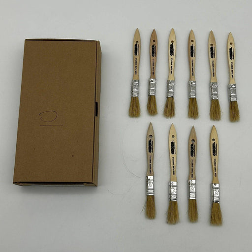 10pk Osborn 70150 Varnish Paint Brush Bristle Wood 1/2 BS X 1/4” Th X 1-3/4” Trm 1