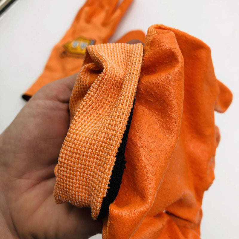 TenActiv S18TAGOFN Work Glove Sz 11 2XL Hi Vi Orange 18Ga Foam Nitrile 2 Pairs 5