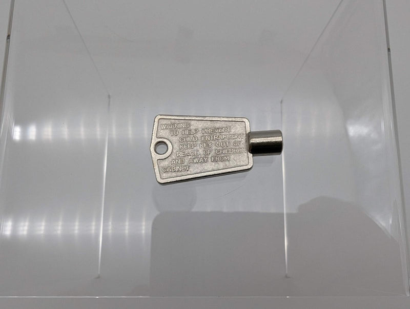 2x National D8590 Freezer Lock Key Wrenches Cross Pattern Nickel Plated 2