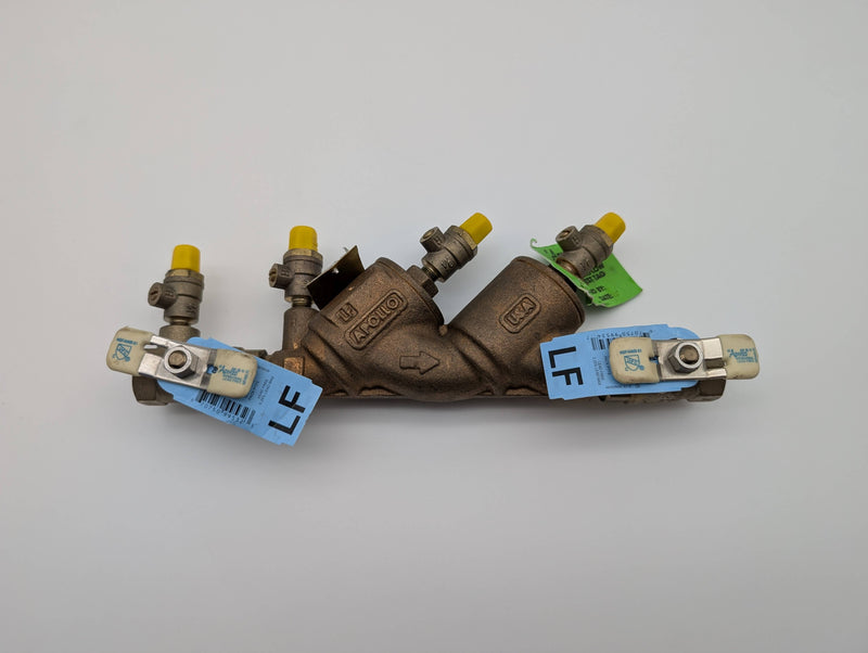 Apollo DCLF4A 1/2" Double Check Valve Backflow Preventer 11" OAL 2