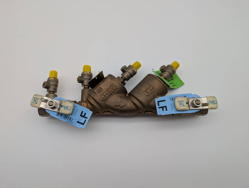 Apollo DCLF4A 1/2" Double Check Valve Backflow Preventer 11" OAL 2