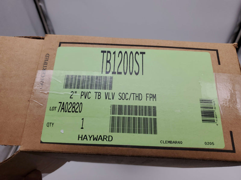 Hayward TB1200ST 2" True Union Ball Valve PVC FPM Seal Bi-Directional 8