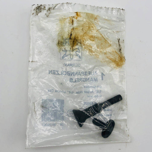 Pferd 69026 Die Grinder Mandrel 1/4 Arbor 1/4 Shank 3/4" Flange 2-1/8" OAL 1