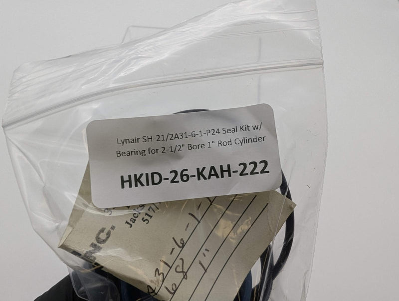 Lynair SH-21/2A31-6-1-P24 Seal Kit w/ Bearing for 2-1/2" Bore 1" Rod Cylinder 6