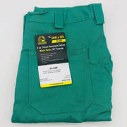 Black Stallion F9-32P Work Pants 34Wx32L Flame Resistant Cotton 32" Inseam Green 1