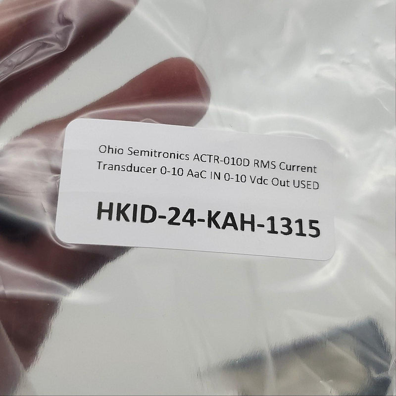 Ohio Semitronics ACTR-010D RMS Current Transducer 0-10 AaC IN 0-10 Vdc Out USED 5