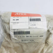 5pk Apex AN-4MM Socket Head Hex Power Drive Bit 7/16in Shank 4MM Metric 2