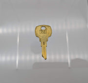 10x National D8770 Key Blanks for National Cabinet Locks Brass 1