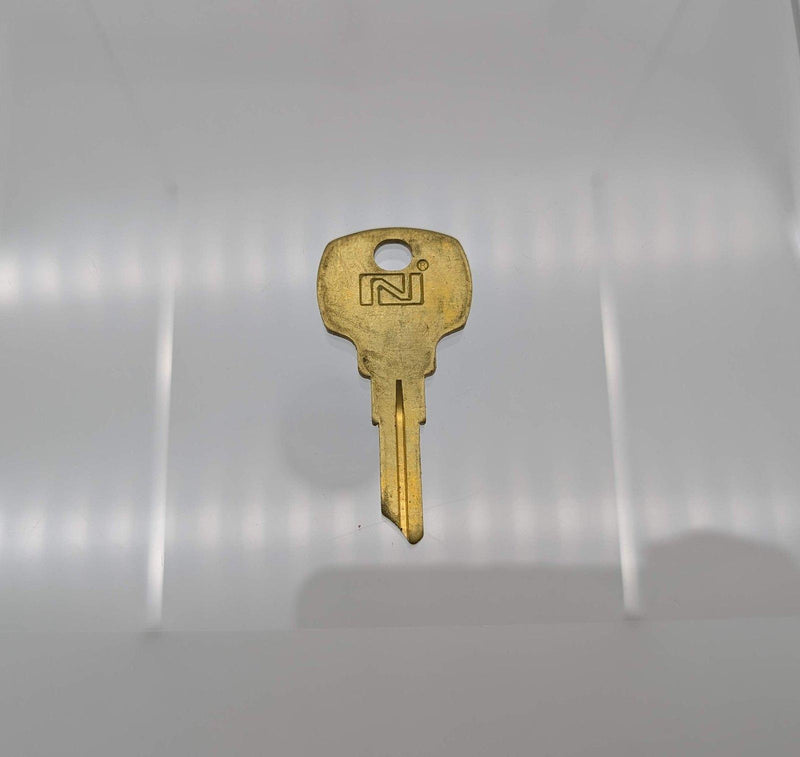 10x National D8770 Key Blanks for National Cabinet Locks Brass 1