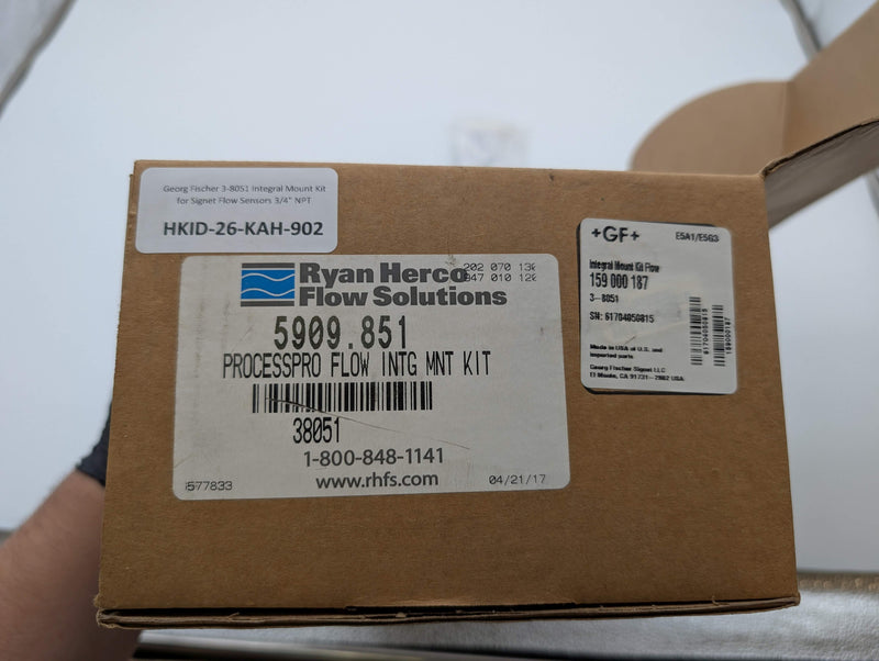 Georg Fischer 3-8051 Integral Mount Kit for Signet Flow Sensors 3/4" NPT