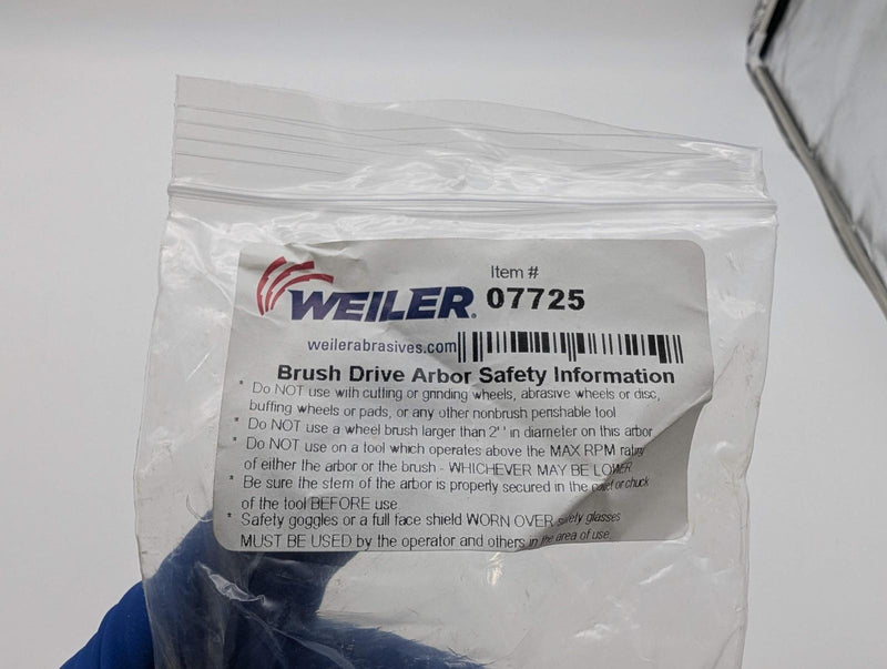 Weiler 07725 Drive Arbor 1/4" Arbor to 1/4" Stem 3