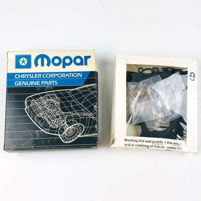 Mopar 83502174 Carburetor Repair Kit OEM NOS 1981-86 Jeep 8Cy V8 Tagged 5RHA2 1