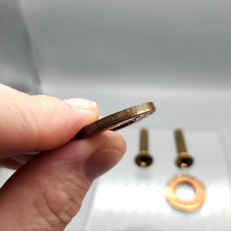 Rixson 107032 Arm Alignment Screw Washer Set Bright Bronze Rixson Floor Closers 5