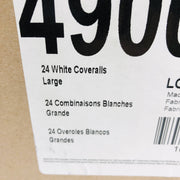Kimberly-Clark 49003 Protective Coveralls Large A20 White Zipper Reflex 24/Case 3