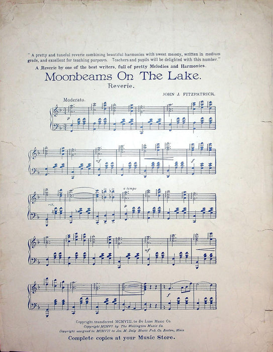 1908 Yankee Doodle Sheet Music Patriotic Song America Statue of Lady Liberty 3