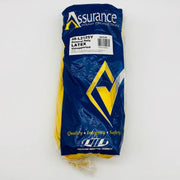 Assurance 48-L2125Y Unsupported Latex Gloves Medium Yellow 20mil 15in 12 Pairs 1