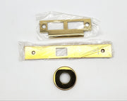 Schlage L9010 Mortise Lock Passage Latch Lever Bright Brass 605 NOS 6