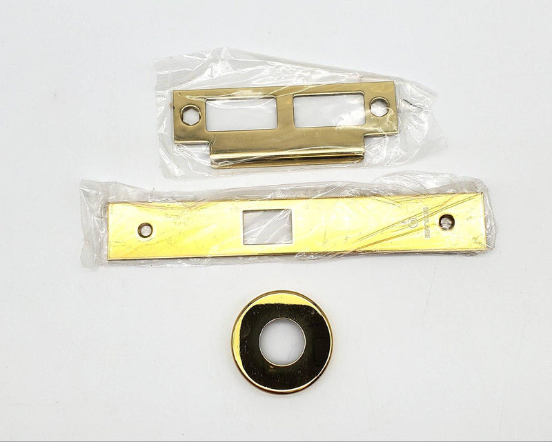 Schlage L9010 Mortise Lock Passage Latch Lever Bright Brass 605 NOS 6