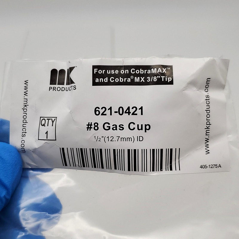 MK Products 621-0421 #8 Gas Cup Nozzle 1/2" Bore fits Cobra X-HD, Cobra MX-HD 4