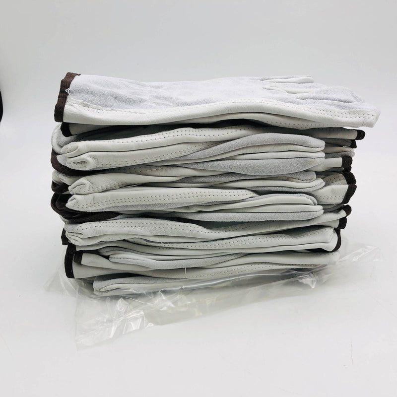 PIP 68-161SB/L Leather Driver Gloves Sz Large Keystone Thb Split Cowhide 12 Pair 6