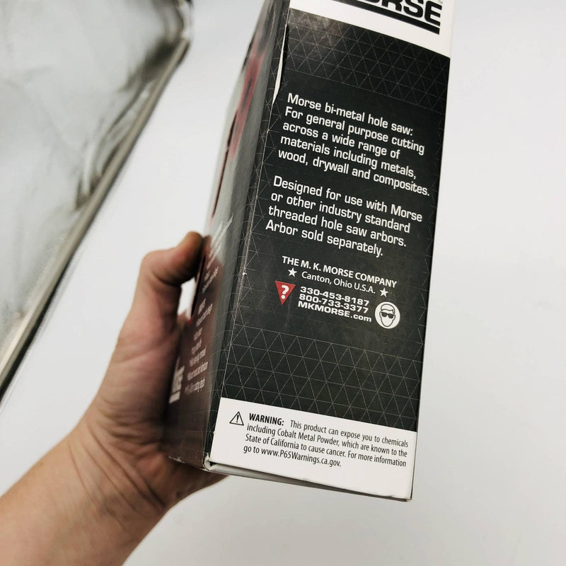 Morse MHS84-177849 Hole Saw 5-1/4" / 133mm Bi Metal 1-15/16" Cutting Depth 6