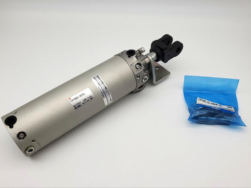 SMC CKP1B63-150YL Clamp Cylinder 19.5mm Clevis 63mm Bore 1/4" RC 150mm Stroke 1