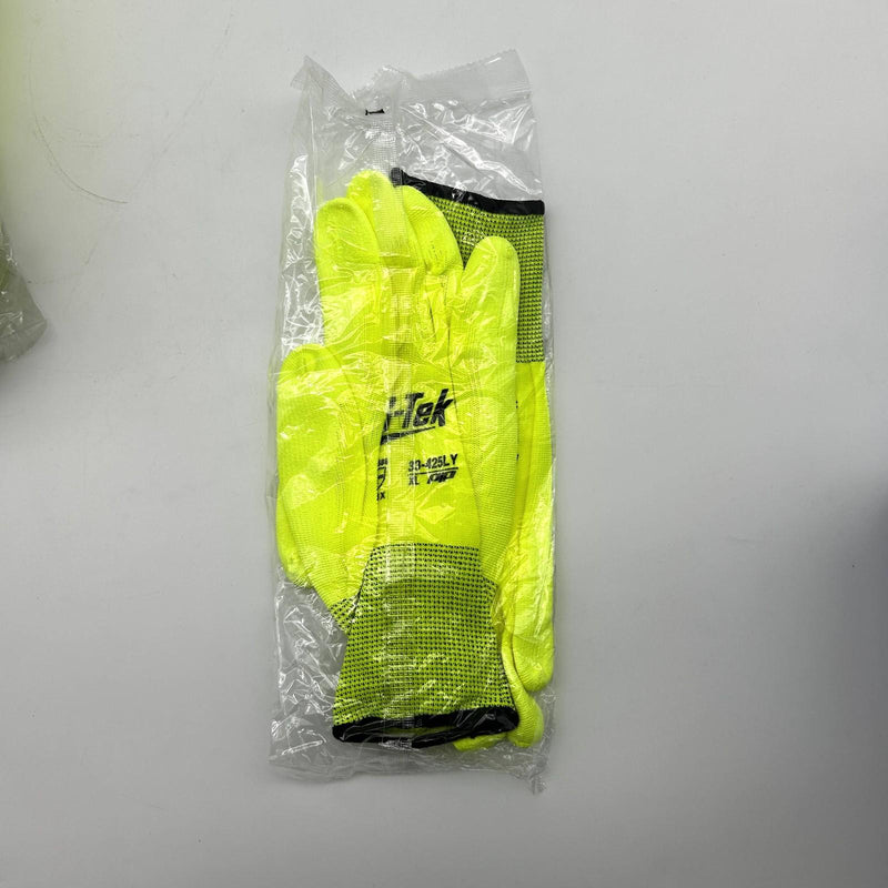 PIP 33-425LY Work Gloves Size XL G-Tek Polyurethane Grip Hi Vis 11 Pairs 4