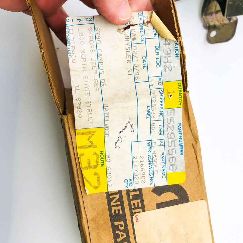 Mopar 55295966 Handle Interior Door OEM NOS 1997-98 Jeep Grand Cherokee Chrome 11
