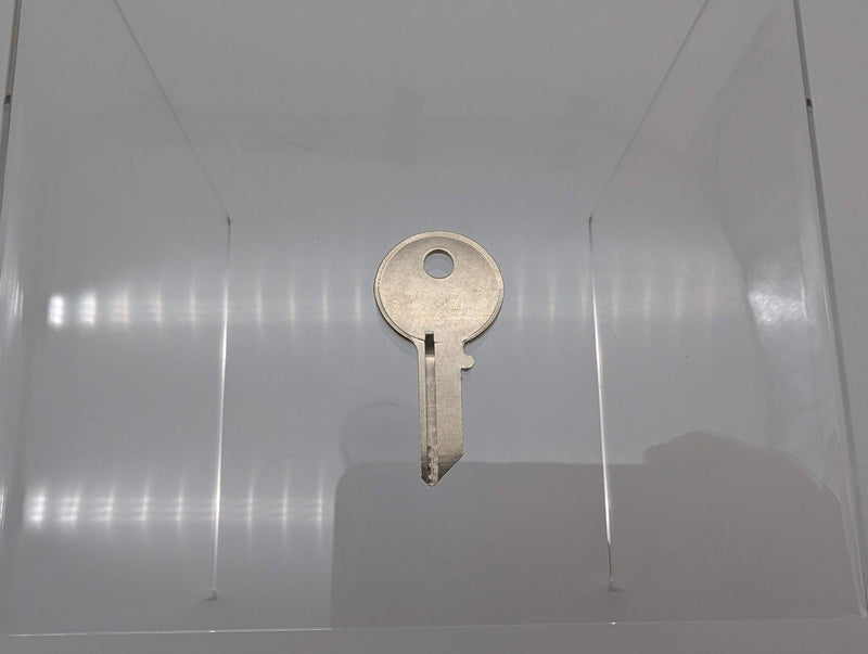 10x Ilco 1041Y Key Blanks for Some Chicago File Cabinet Locks Nickel Plated 2