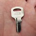 5x Abus 55/30 KB Padlock Key Blanks #90140 Nickel Plated 2