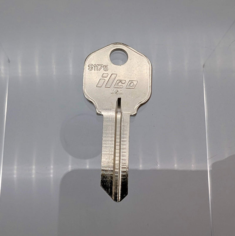 10x Ilco S1176 Key Blanks for Kwikset KW1 Keyway 5 Pin Locks Nickel Plated