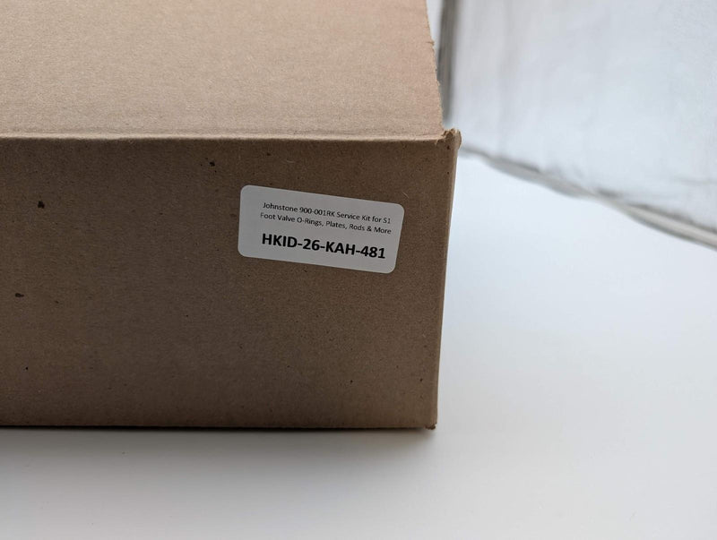 Johnstone 900-001RK Service Kit for S1 Foot Valve O-Rings, Plates, Rods & More