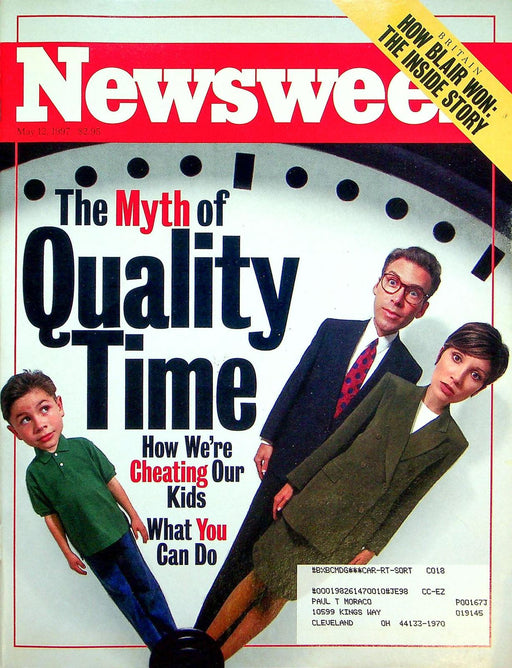 Newsweek Magazine May 12 1997 Tony Blair Britain Labour Party JonBenet Parents 1