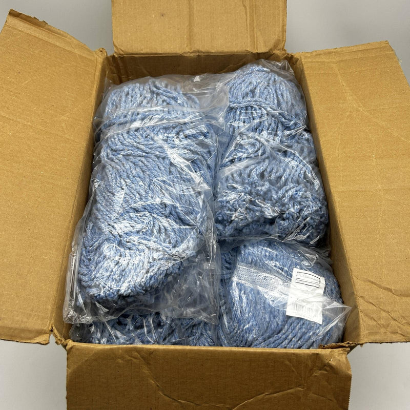 Rubbermaid F51712BLU Mop Head Cut-End Cotton Blend 20oz 1-in Headband 12/Carton 10