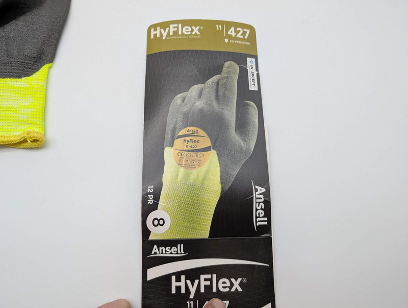 Ansell Nitrile Coated Gloves Med Abrasion Resistant Cut Resistant 11-427 12 Prs 5